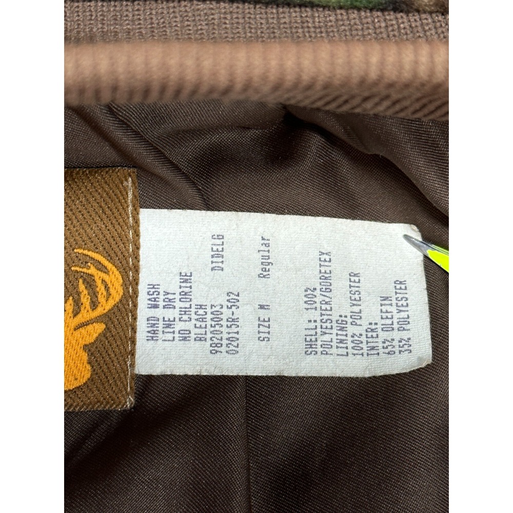 Vtg Cabelas Whitetail Clothing Jacket Mens M Camo Goretex Fleece Hooded Coat USA - Picture 6 of 16